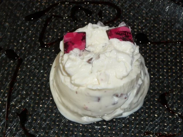 Joghurt / Stracciatella - Eis - Rezept