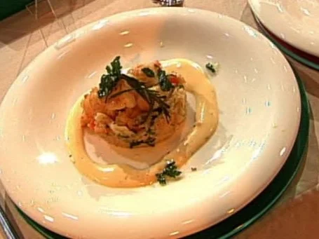 Flambierte Kaisergranaten mit Champagnersabayon und Tabouleh à la Henssler - Rezept