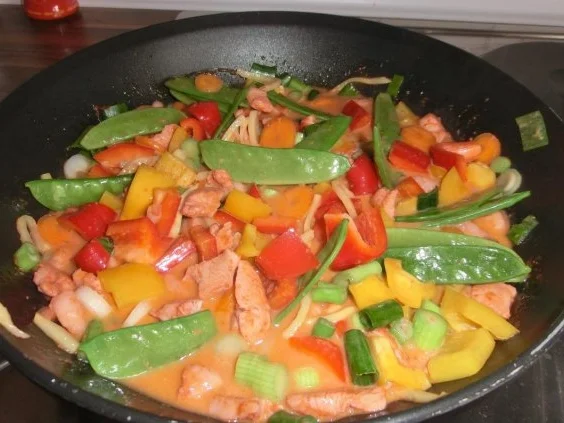 Thailändische Wok Pfanne - Rezept - Bild Nr. 3