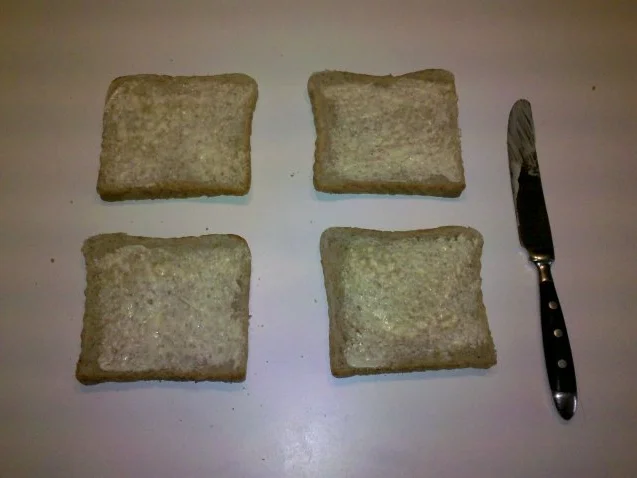 Rezept: Abendbrot: Croque Monsieur mal anders! Bild Nr. 2 Abendbrot: Croque Monsieur mal anders! - Rezept - Bild Nr. 2