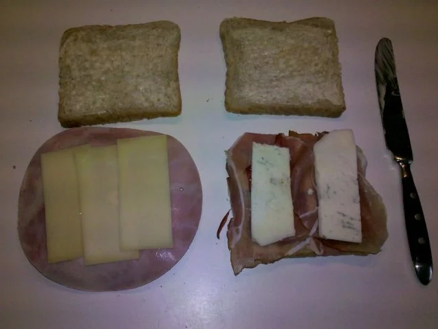 Rezept: Abendbrot: Croque Monsieur mal anders! Bild Nr. 3 Abendbrot: Croque Monsieur mal anders! - Rezept - Bild Nr. 3