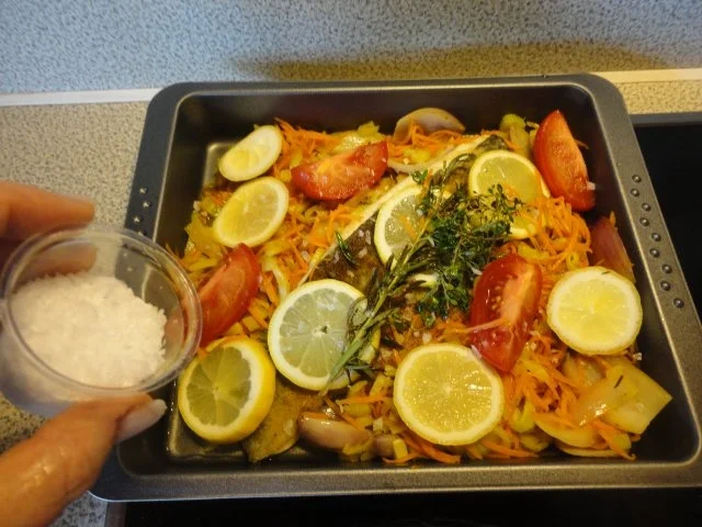 Bach Forelle im Gemüse Nest - Rezept - Bild Nr. 8