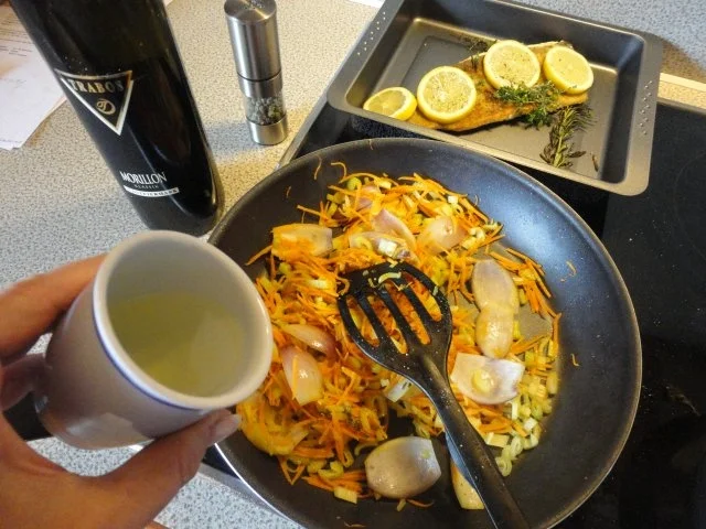 Bach Forelle im Gemüse Nest - Rezept - Bild Nr. 7