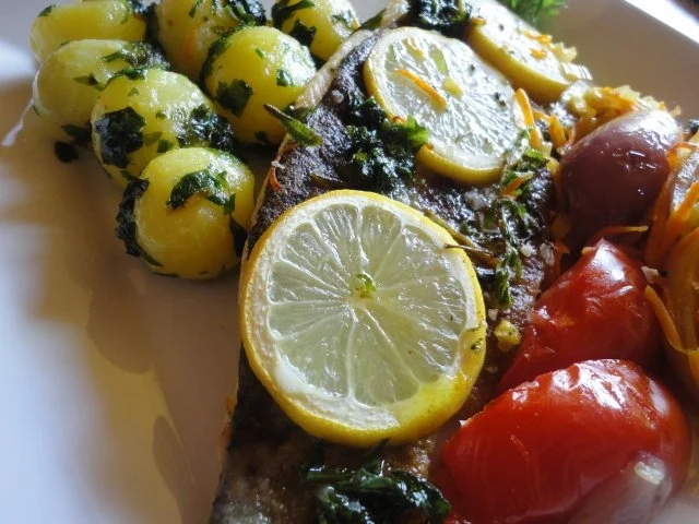 Bach Forelle im Gemüse Nest - Rezept - Bild Nr. 9