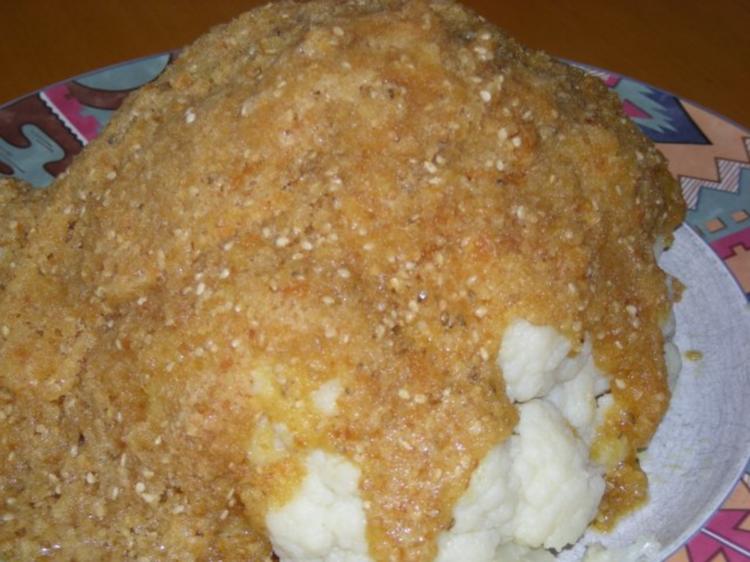 Blumenkohl mit Sesamkruste - schnell &amp; einfach - von kochqueen16