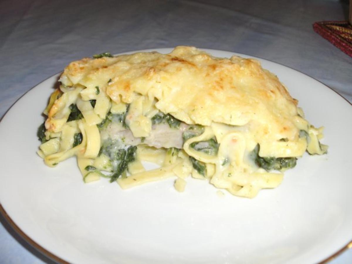 Lachs - Lasagne mit Spinat - Rezept - Bild Nr. 8