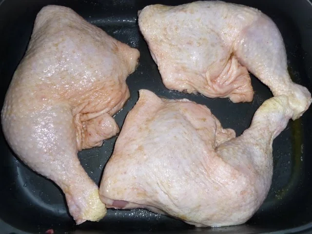 Knoblauchhühnchen mit Bratkartoffeln - Rezept - Bild Nr. 5