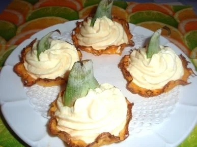 Rezept: Dessert: Pina-Colada-Mousse Bild Nr. 5 Dessert: Pina-Colada-Mousse - Rezept - Bild Nr. 5