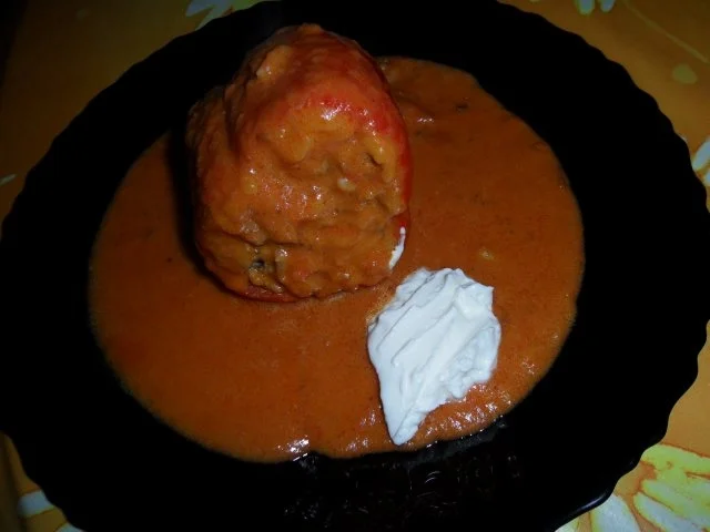 Gefüllte rote Paprikaschoten - Rezept - Bild Nr. 4