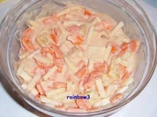 Salat: Möhren-Kohlrabi-Ananas mit Joghurt-Dressing - Rezept