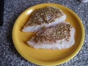 Fischfilet mit Kräuterdip - Rezept