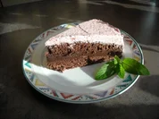 Schoko-Minze mit Erdbeer-Sahne - Rezept