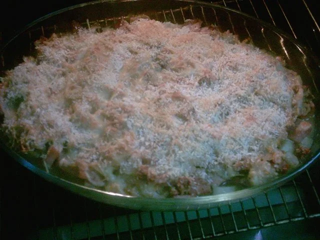 Eintopf aus dem Ofen mit Käse - Panko - Kruste - Rezept