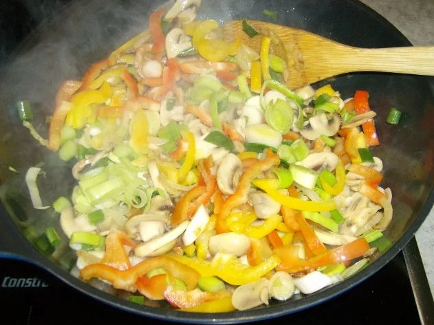 Rezept: Gemüsenudeln Bild Nr. 4 Gemüsenudeln - Rezept - Bild Nr. 4