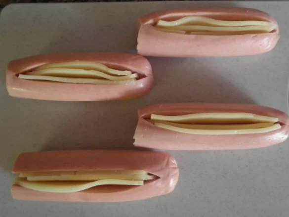 Grillwürste mit Käse - Rezept - Bild Nr. 3