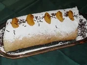 Rezept: Biskuitrolle mit Mandarinen-Sahne-Füllung Biskuitrolle mit Mandarinen-Sahne-Füllung - Rezept