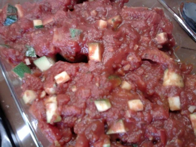 Rezept: Gefüllte , überbackene Riesennudeln Bild Nr. 10 Gefüllte , überbackene Riesennudeln - Rezept - Bild Nr. 10