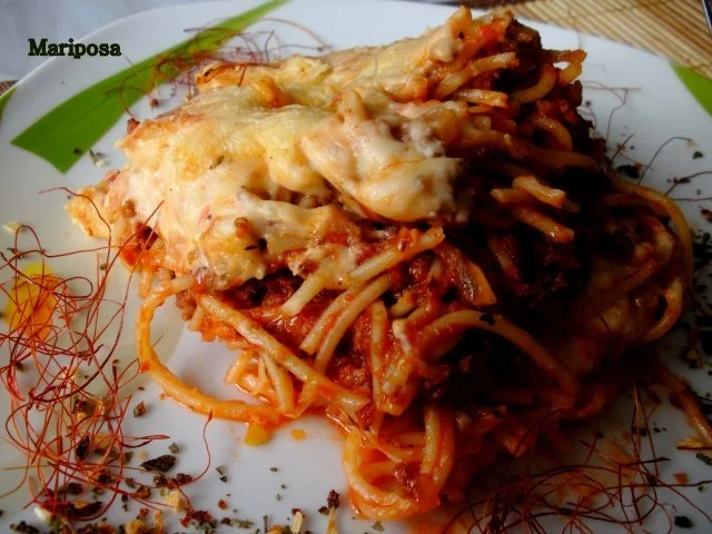 Rezept: Spaghetti-Lasagne Bild Nr. 3 Spaghetti-Lasagne - Rezept - Bild Nr. 3