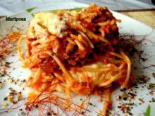 Spaghetti-Lasagne - Rezept