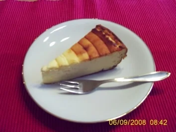 Käsekuchen ohne Boden - Rezept