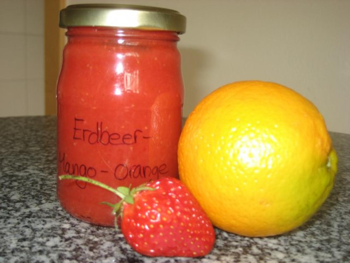 Erdbeer-Mango-Orange - Rezept