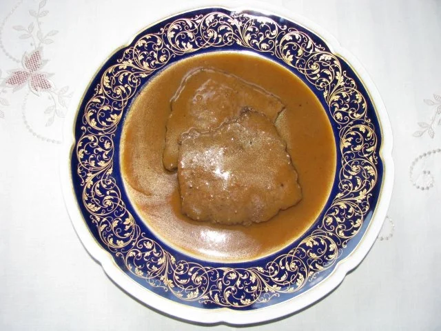 Fleisch: Rinderbraten mit Gemüsesoße - Rezept