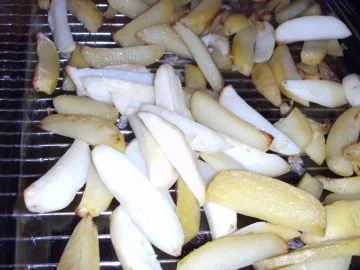 Rezept: selbstgemachte Pommes frites selbstgemachte Pommes frites - Rezept