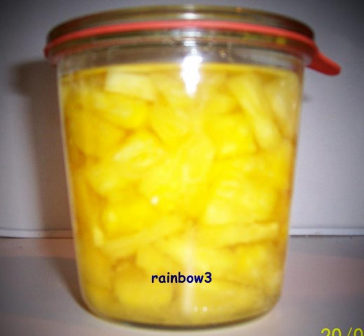 Einmachen: Eingekochte Ananas ... ala Oma - Rezept