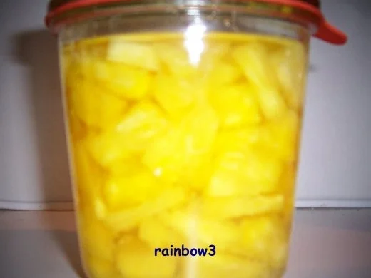 Einmachen: Eingekochte Ananas ... ala Oma - Rezept