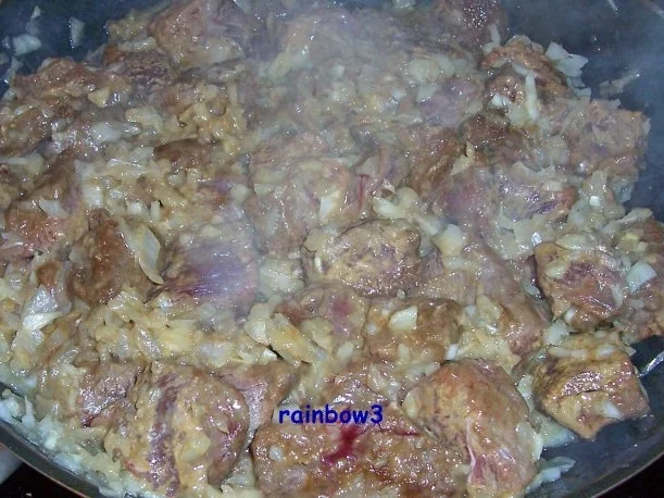 Kochen: Rind-Gulasch mit viel Sauce - Rezept - Bild Nr. 4