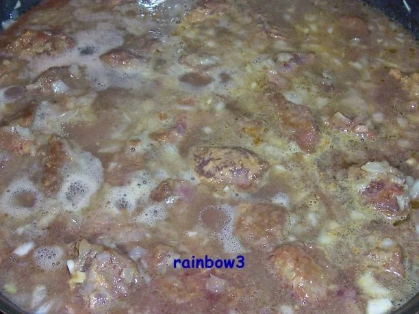 Kochen: Rind-Gulasch mit viel Sauce - Rezept - Bild Nr. 5