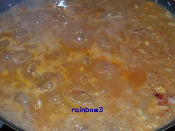 Kochen: Rind-Gulasch mit viel Sauce - Rezept - Bild Nr. 6