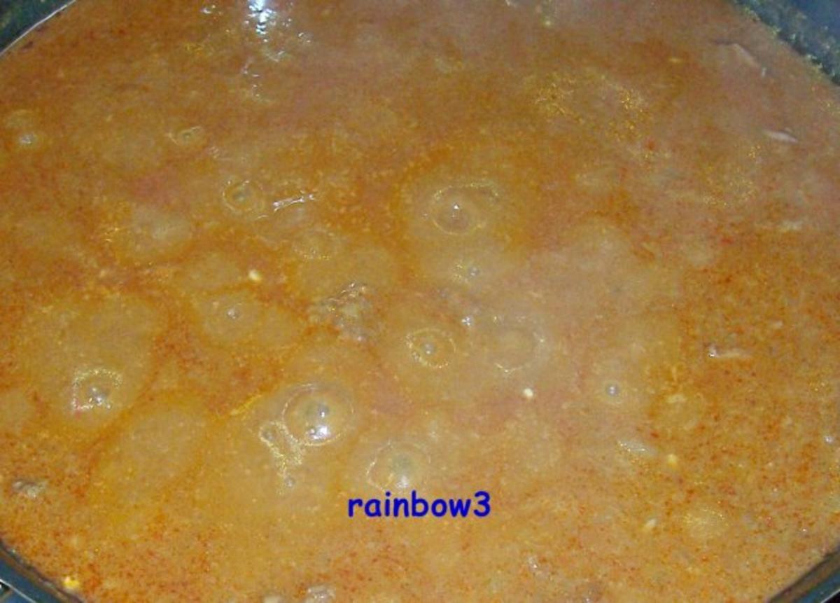 Kochen: Rind-Gulasch mit viel Sauce - Rezept - Bild Nr. 7