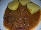 Kochen: Rind-Gulasch mit viel Sauce - Rezept