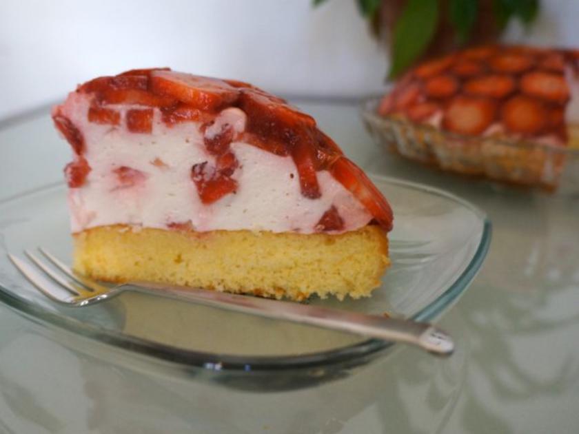 Erdbeer Kuppeltorte Mit Joghurtf Llung Rezept Kochbar De