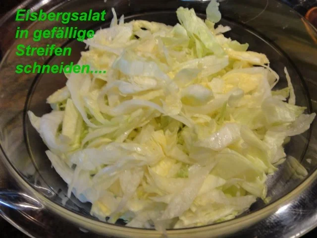 Salatbar:  bunter EISBERGSALAT - Rezept - Bild Nr. 2