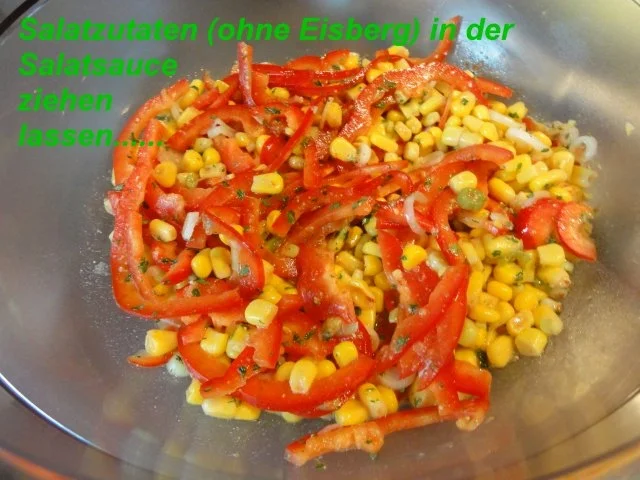 Salatbar:  bunter EISBERGSALAT - Rezept - Bild Nr. 5