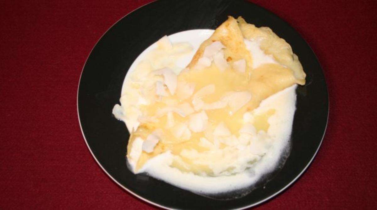 Pina-Colada-Crêpes - Rezept