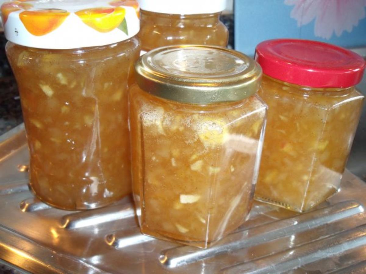 Bilder für Birnen-Apfel-Marmelade mit Estragon - Rezept