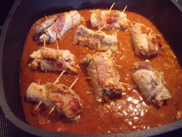 Schweinerouladen, italienisch gefüllt - Rezept - Bild Nr. 2