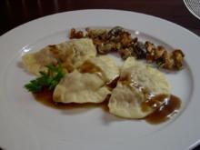 Ravioli vom Reh mit Pilzragout - Rezept