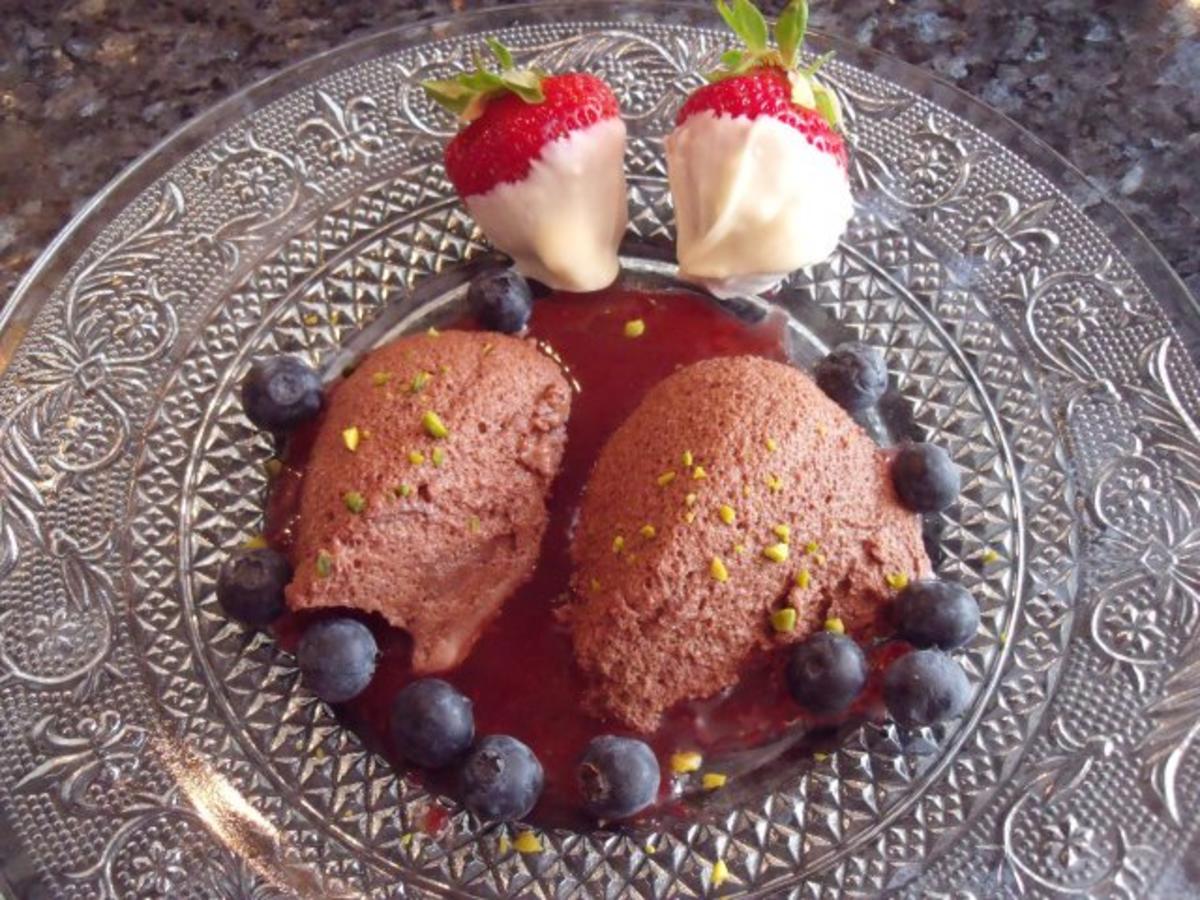 Bilder für Mousse au Chocolat, ohne Sahne und Eigelb - Rezept