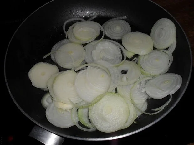 Schweinefilet mit Käsesoße und Röstzwiebeln - Rezept - Bild Nr. 8