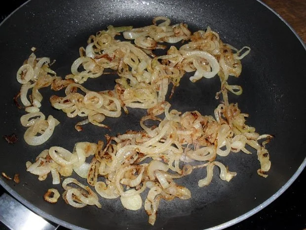 Schweinefilet mit Käsesoße und Röstzwiebeln - Rezept - Bild Nr. 9