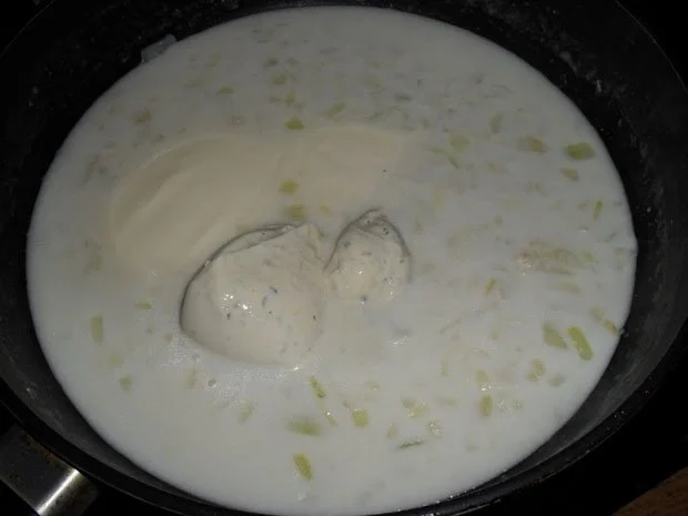 Schweinefilet mit Käsesoße und Röstzwiebeln - Rezept - Bild Nr. 10