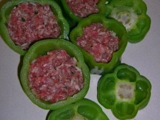 Gefüllte Paprika mit Kartoffelpüree - Rezept - Bild Nr. 3