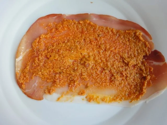 Rezept: eingewickelte Hähnchenbrust Bild Nr. 2 eingewickelte Hähnchenbrust - Rezept - Bild Nr. 2