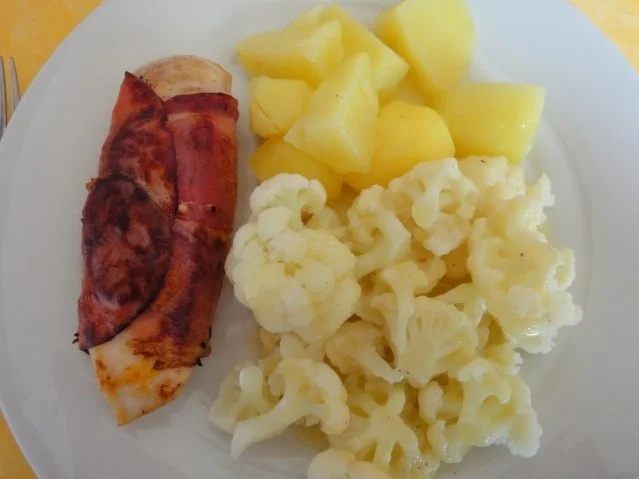 Rezept: eingewickelte Hähnchenbrust eingewickelte Hähnchenbrust - Rezept