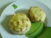 Vegetarisch gefüllte Riesenchampignon's - Rezept