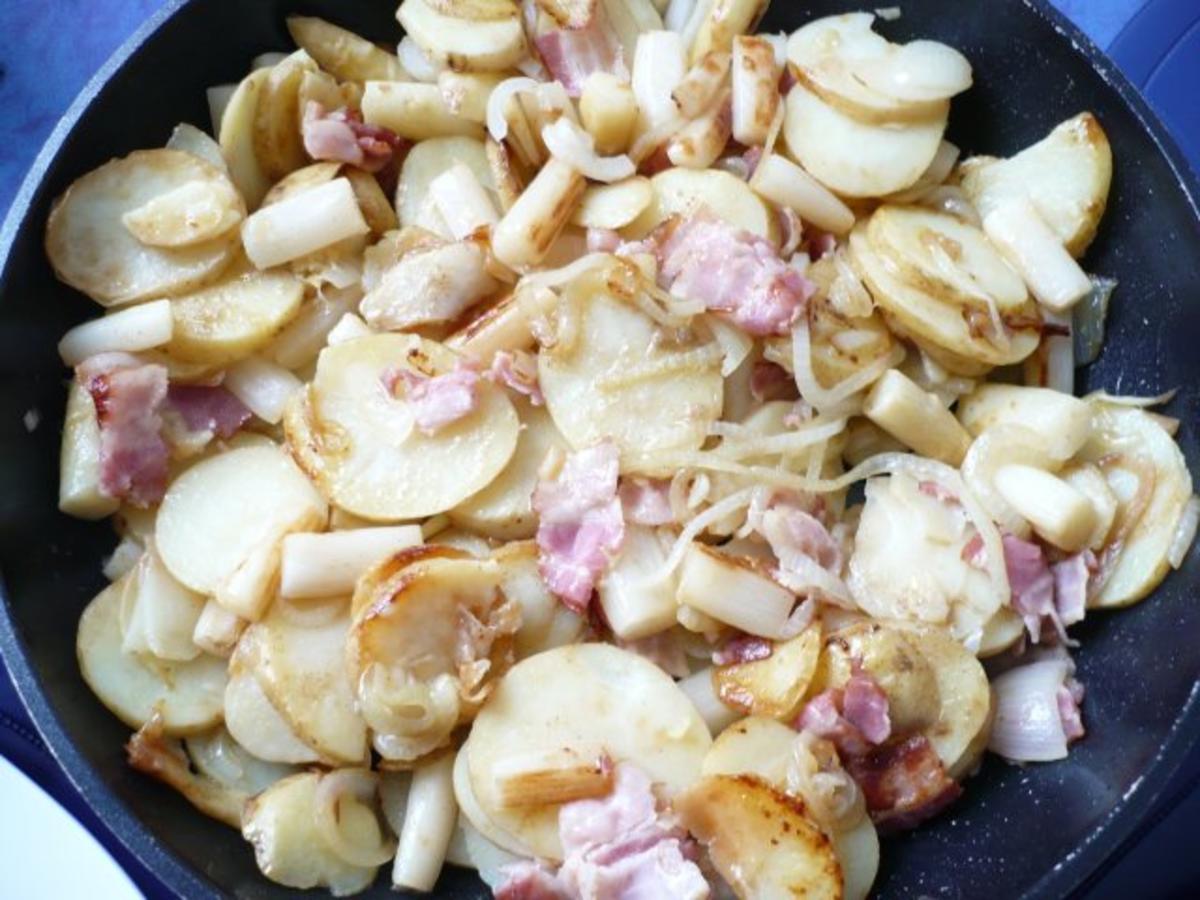 Kartoffel - Spargel - Pfanne mit Schweinefilet - Rezept - Bild Nr. 8